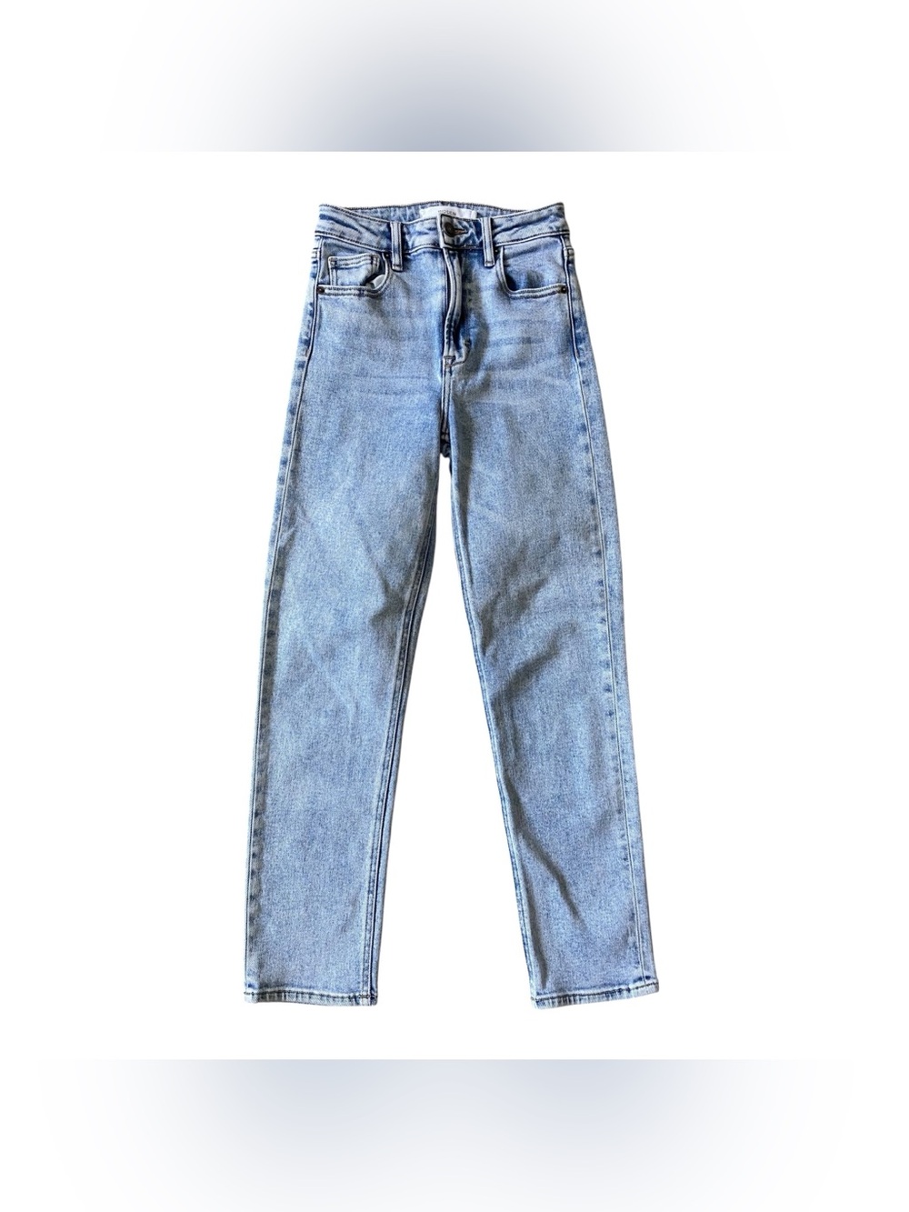 Hidden Jeans Women’s Size 24 Light Blue Denim Tapered Leg High Rise Stretch